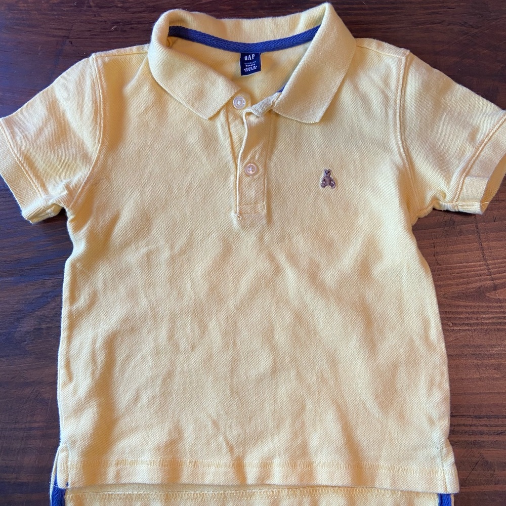 Gap Boys 3T Yellow Polo